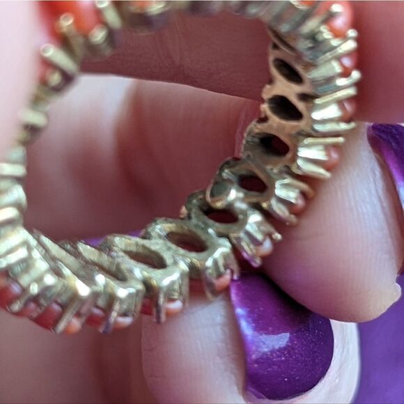 estate coral eternity band - Picture 4 of 6